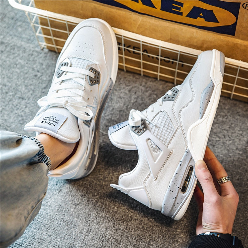 Męskie wysokie sneakersy w stylu koszykarskim