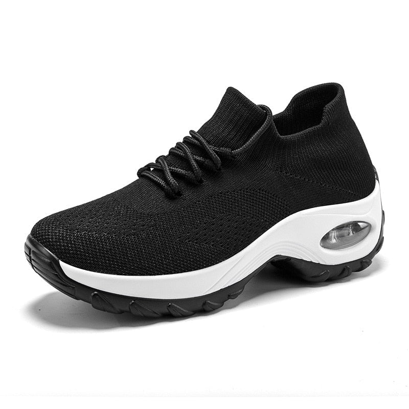Damskie Sneakersy z Oddychającą Cholewką