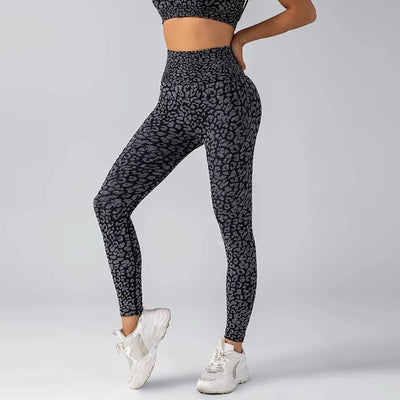 Legginsy w panterkę
