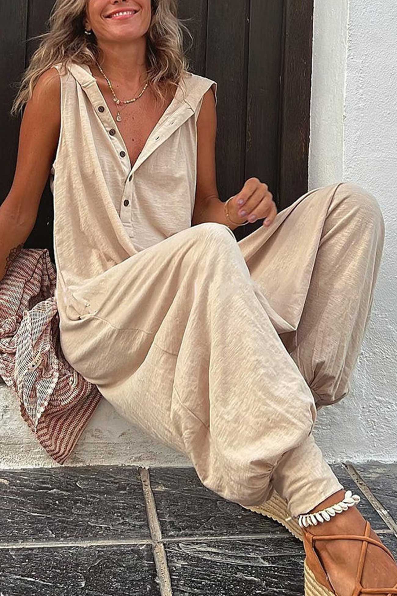 Aneta - Damski Jednolity Kombinezon