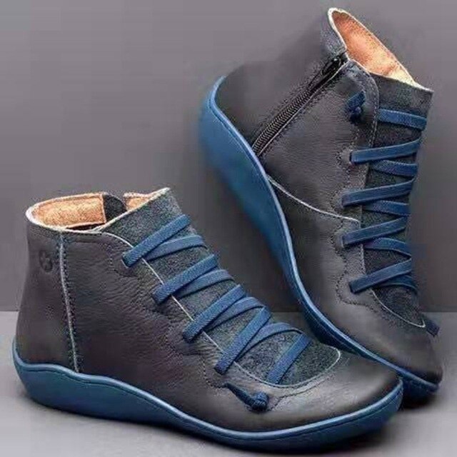 Brielle | Skórzane buty śniegowe