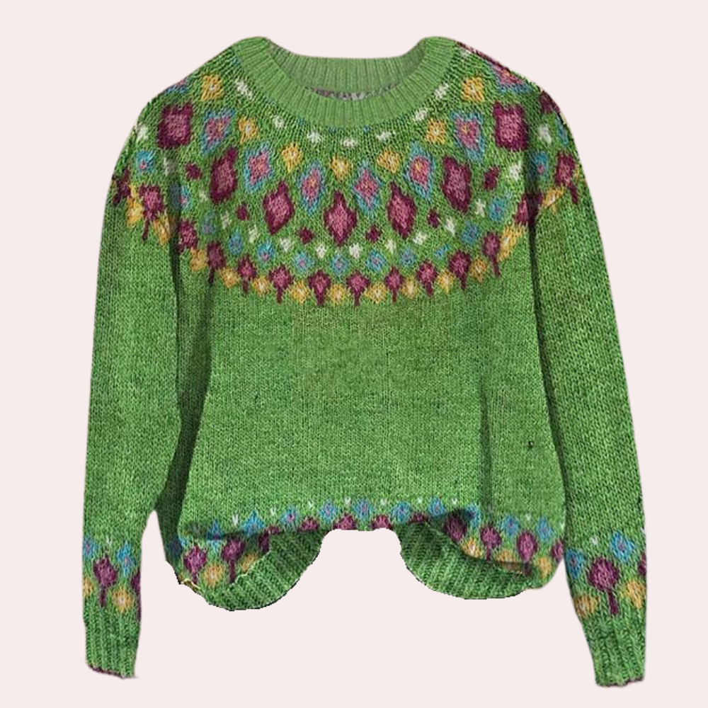 Amelia - Ciepły Damski Sweter z Wełny