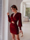 Sukienka wieczorowa ,, Chic lantern sleeve"