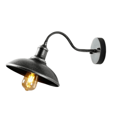 Elegancka lampa ścienna w retro designie