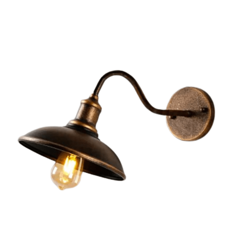 Elegancka lampa ścienna w retro designie
