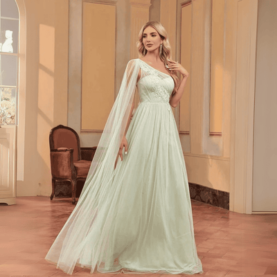 Vivano - Kornelia Jedno ramię sukienki na wesele