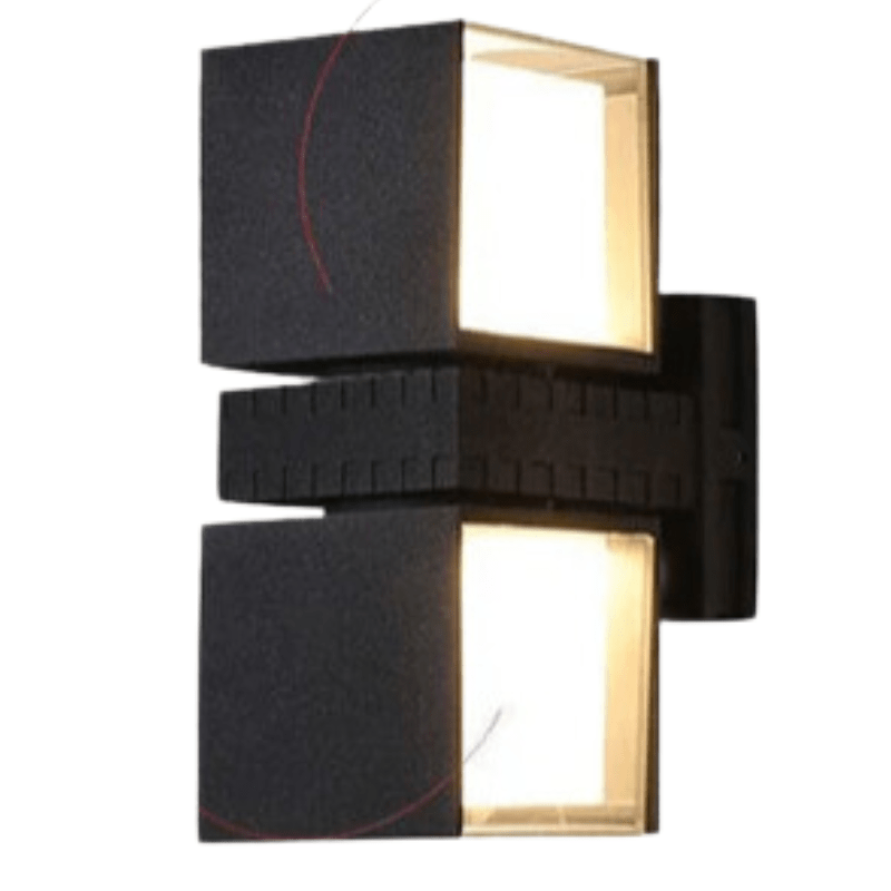 Designerska Lampa Ścienna LED Regulowane i Nowoczesne Oświetlenie Ogrodowe