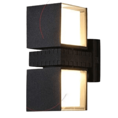 Designerska Lampa Ścienna LED Regulowane i Nowoczesne Oświetlenie Ogrodowe