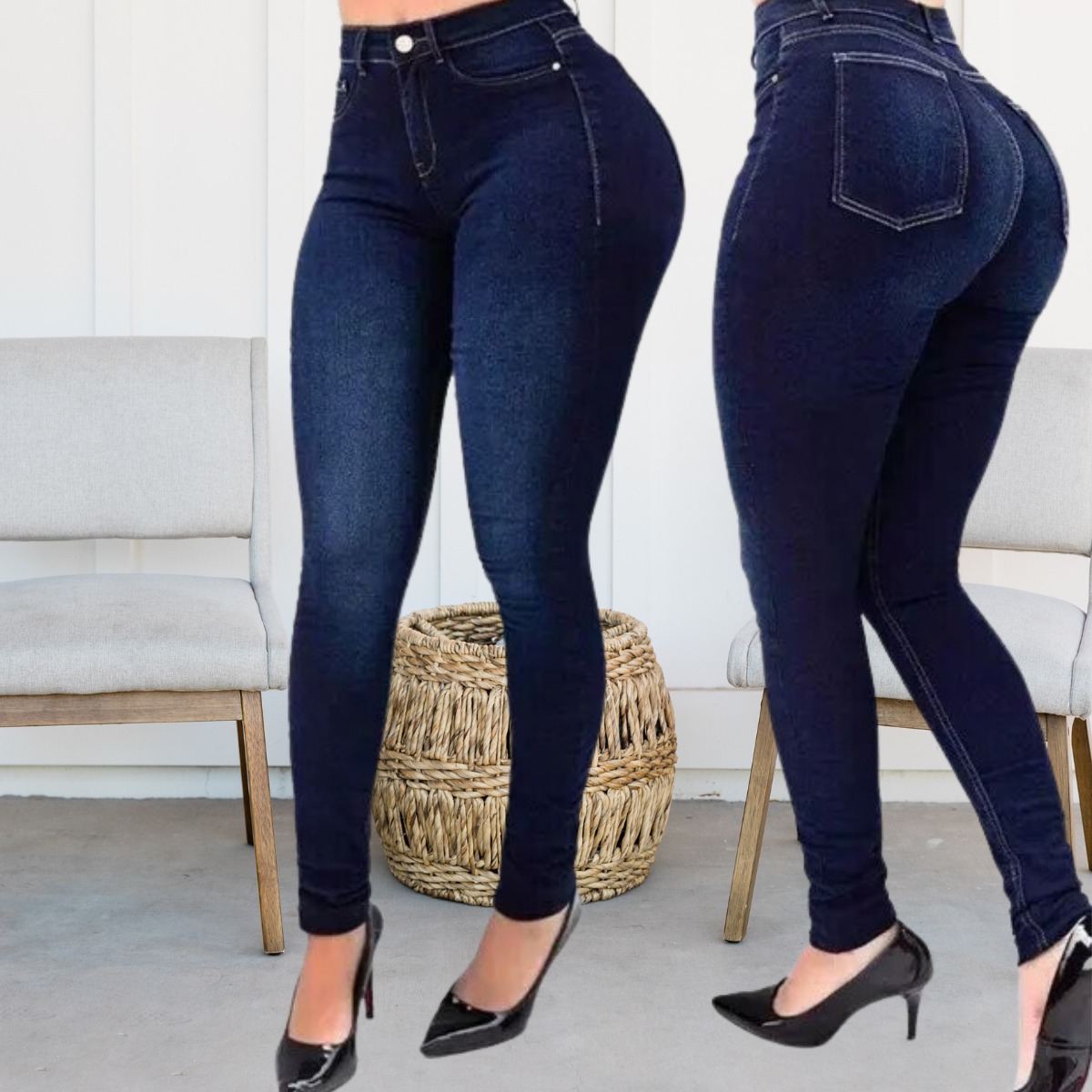 Sophia - Nowe jeansy modelujące sylwetkę z wysokim stanem