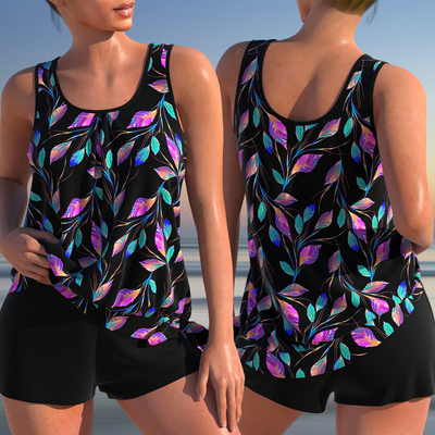 Beatrice™ - Eleganckie tankini z uroczym motywem liści