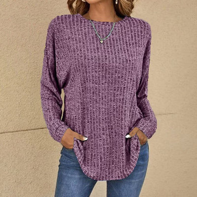 Aleksandra - Stylowy Damski Sweter z Eleganckim Akcentem