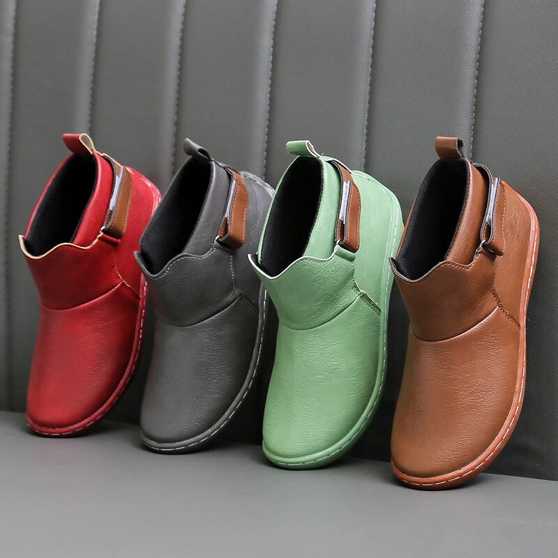Mavie | Skórzane buty