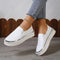 Buty platformowe dla kobiet z mokasyna