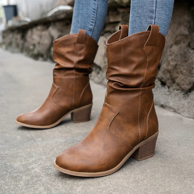 Damskie kowbojskie buty Saoirse w stylu western