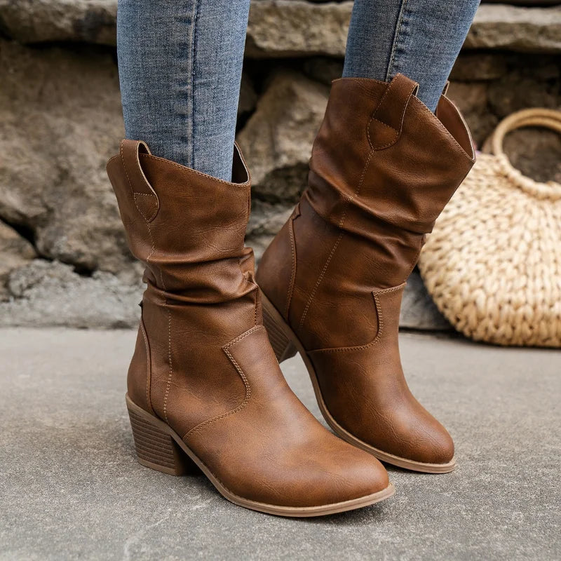 Damskie kowbojskie buty Saoirse w stylu western