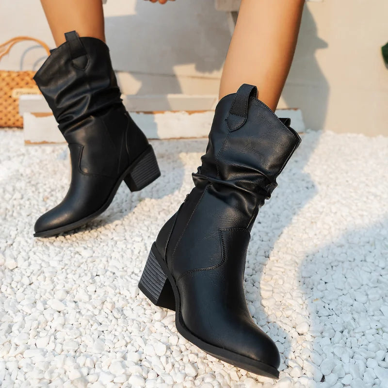 Damskie kowbojskie buty Saoirse w stylu western