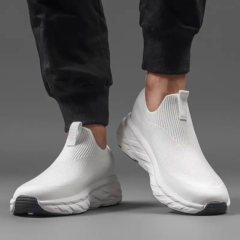 Męskie sneakersy zimowe - oddychające, antypoślizgowe, wygodne do użytku na zewnątrz