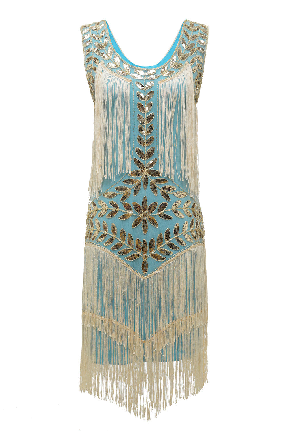 Julia - Sukienka charleston z cekinami i frędzlami damska	https://zoldesy.nl/products/byjules-charleston-jurk-met-pailletten-en-franjes