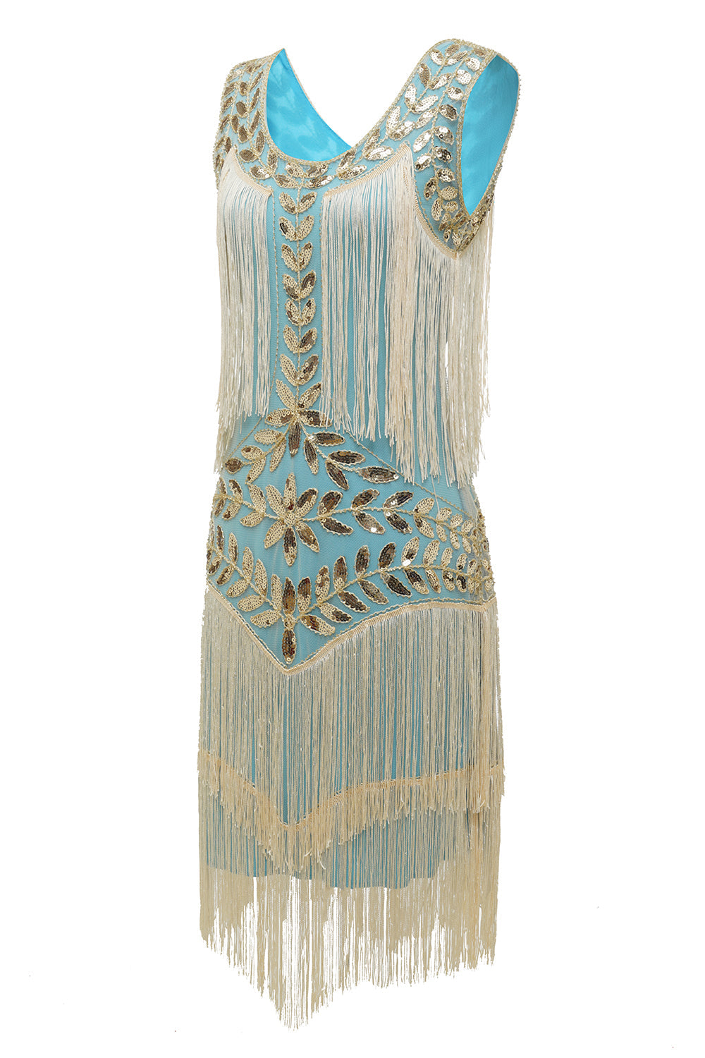 Julia - Sukienka charleston z cekinami i frędzlami damska	https://zoldesy.nl/products/byjules-charleston-jurk-met-pailletten-en-franjes