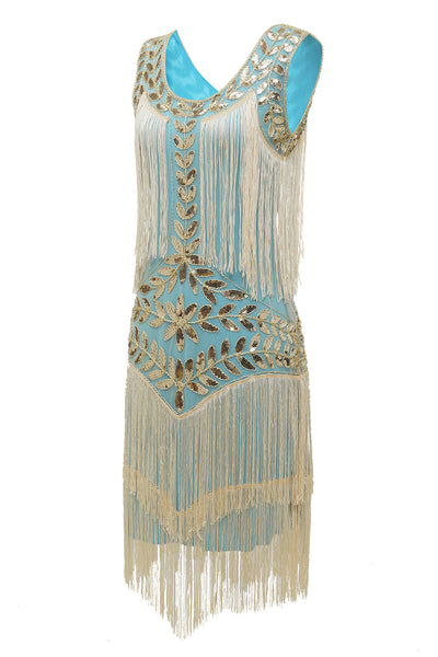 Julia - Sukienka charleston z cekinami i frędzlami damska	https://zoldesy.nl/products/byjules-charleston-jurk-met-pailletten-en-franjes