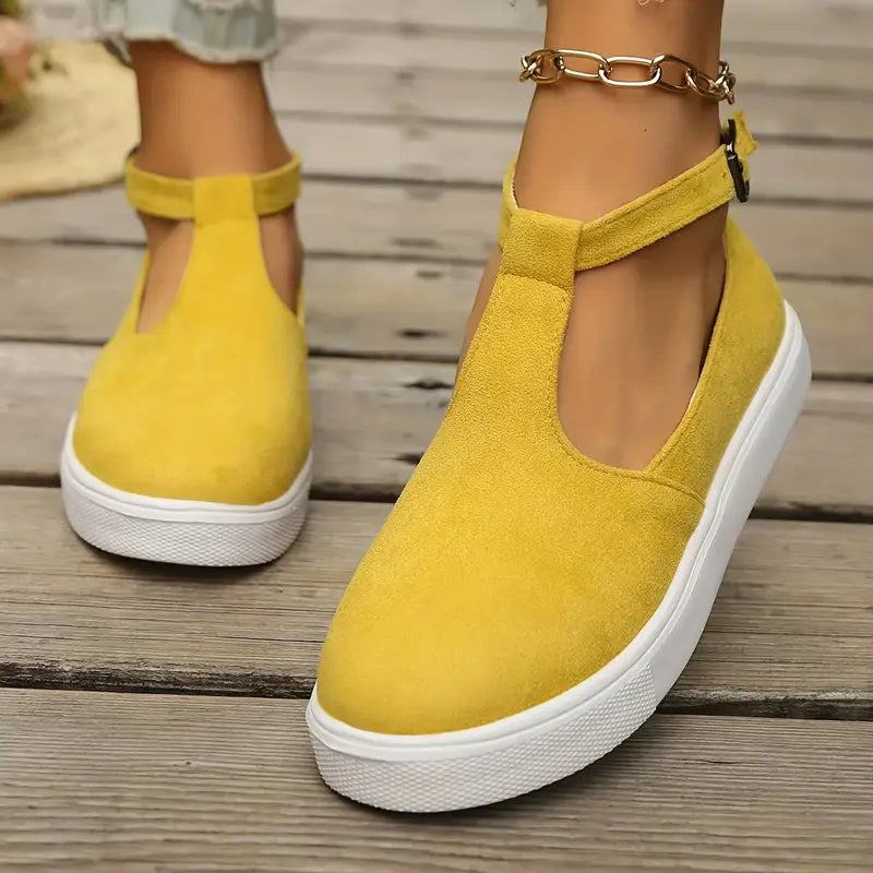 Damskie wsuwane loafersy - wygodne buty letnie z grubą podeszwą