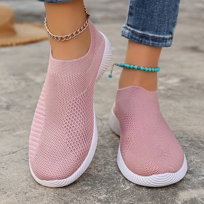 Letnie loafersy damskie - lekkie wsuwane buty casualowe z wygodną podeszwą