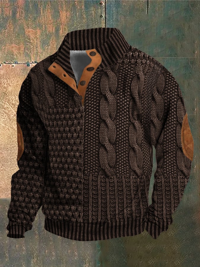 Alvize™ - Elegancki sweter z guzikami zapewniający swobodny i wyrafinowany wygląd