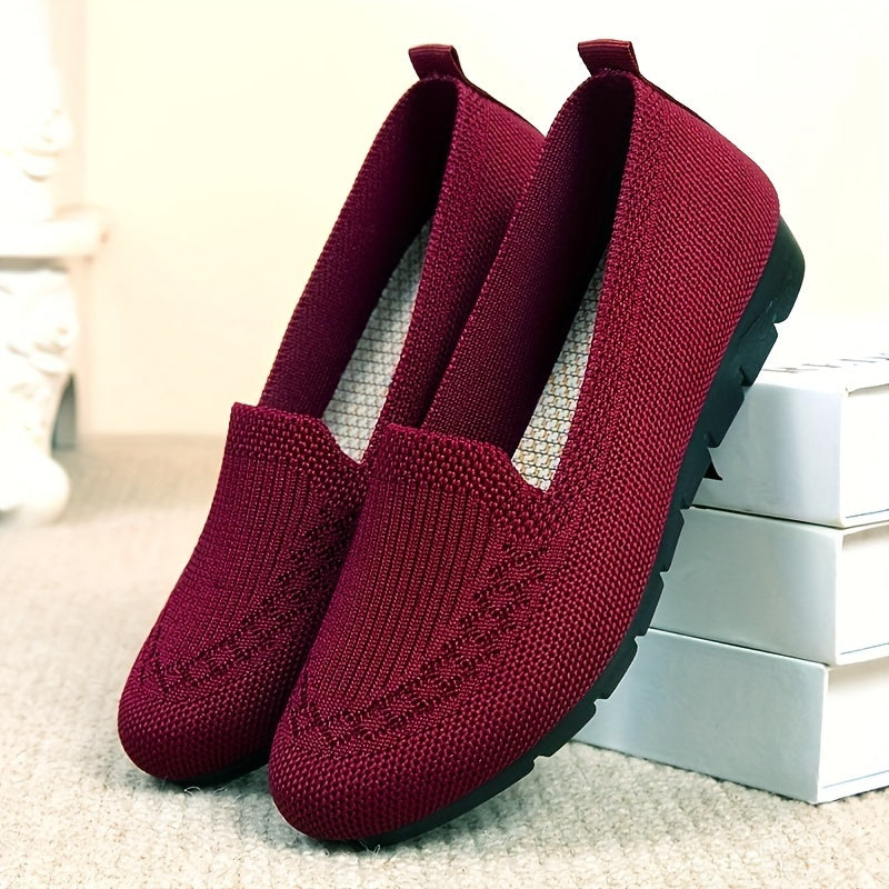 Damskie wsuwane mokasyny - lekkie i oddychające buty z siateczki