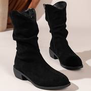 Greta - Damskie buty z mocnym, masywnym obcasem
