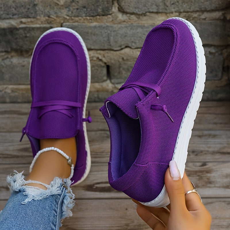 Letnie loafersy damskie - lekkie wsuwane buty casualowe z miękką podeszwą