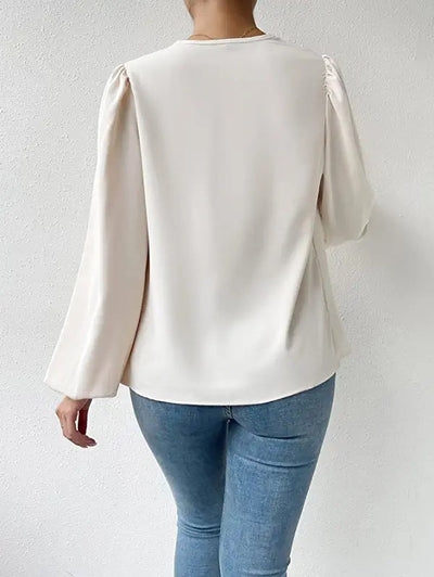 Samanthée™ - Elegante e Morbida Camicetta per un Look Raffinato
