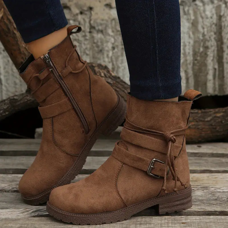 Kath - Damskie buty z okrągłym noskiem