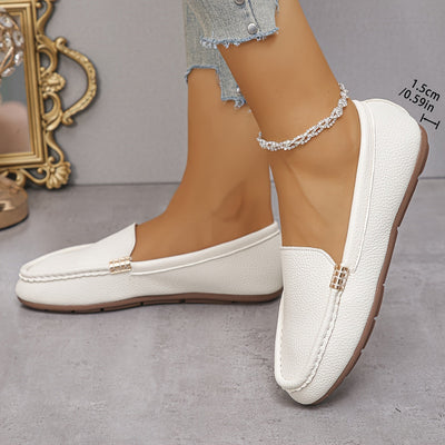 Letnie loafersy damskie - Wygodne buty wsuwane z miękką podeszwą