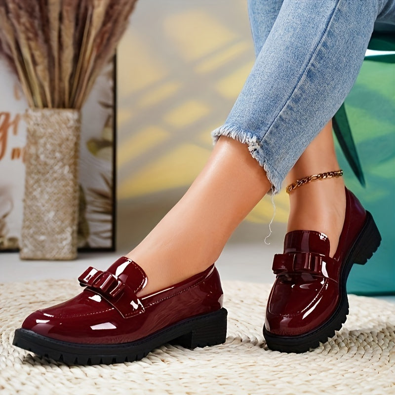 Bang Bother-Comfort, które można wygodnie z blokiem pięty, w stylu preppy