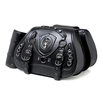 Torba motocyklowa Czaszka Steampunk