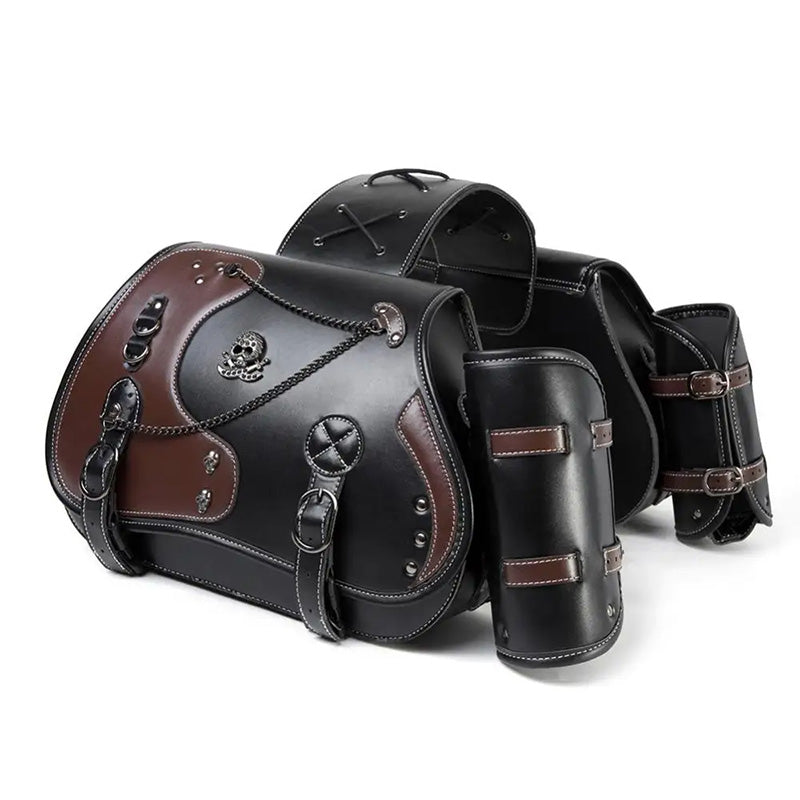 Torba motocyklowa Czaszka Steampunk