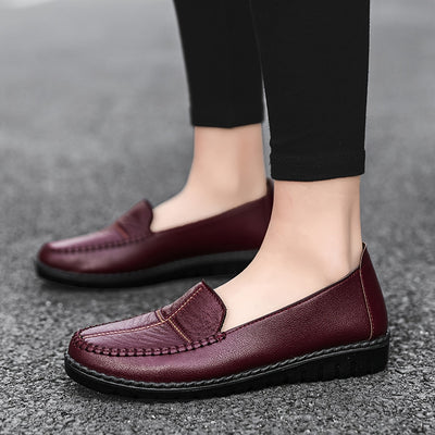 Damskie wsuwane loafersy, miękka podeszwa, antypoślizgowe płaskie buty