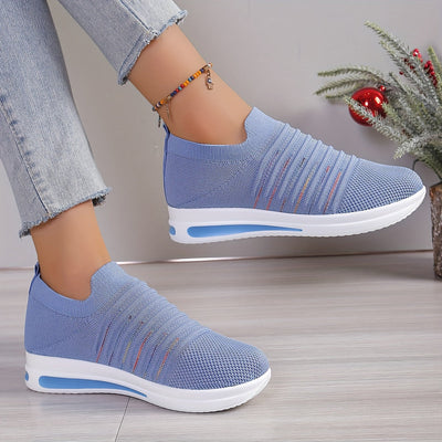 Letnie loafersy damskie - oddychające, lekkie buty wsuwane z odkrytymi palcami