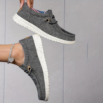 Letnie loafersy damskie - Lekkie buty wsuwane z miękką podeszwą