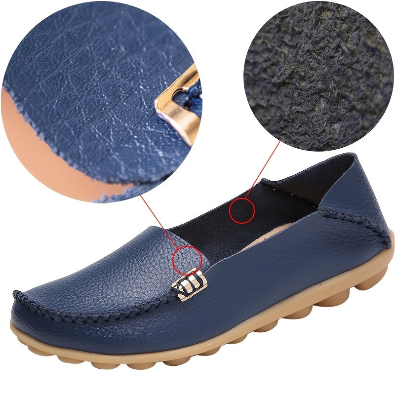 Damskie mokasyny - Lekkie mokasyny, wygodne buty Penny Loafers