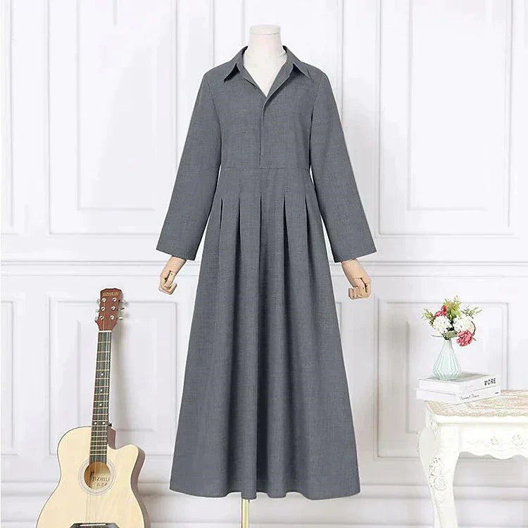 Maxi-Faltenkleid - Gloria