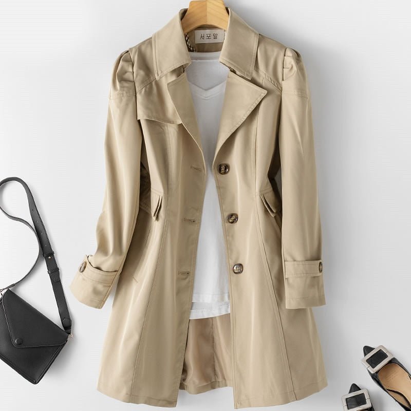 Barbara™ - Płaszcz Trench Z Kaszmiru Premium