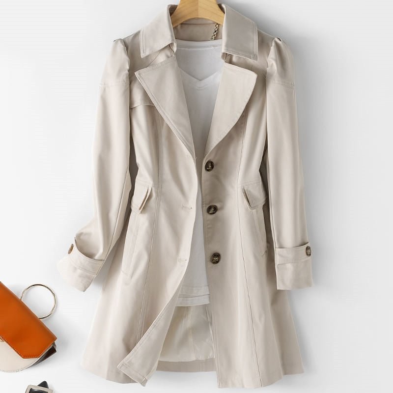 Barbara™ - Płaszcz Trench Z Kaszmiru Premium