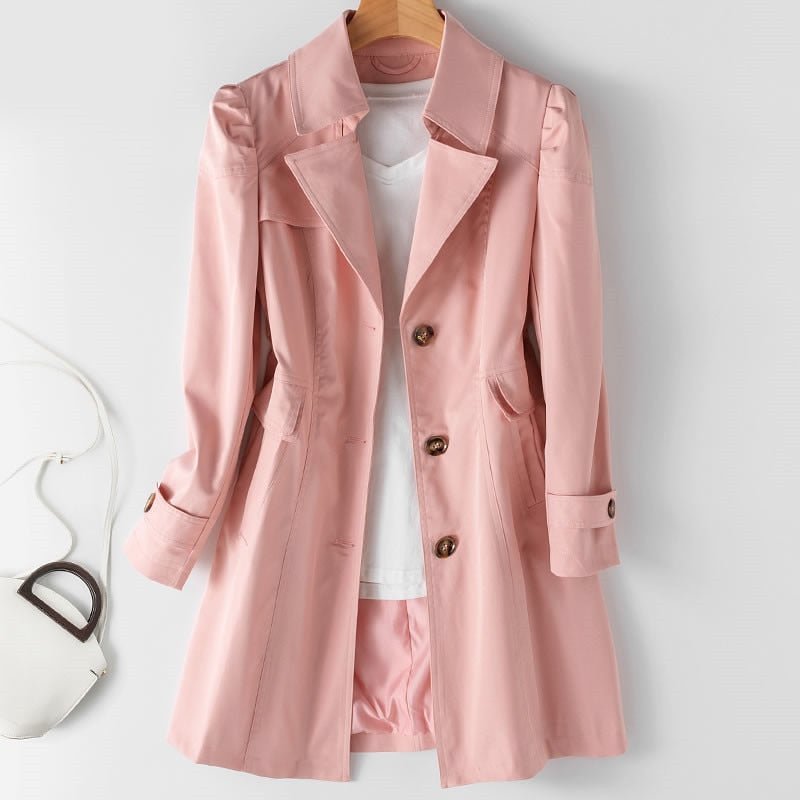 Barbara™ - Płaszcz Trench Z Kaszmiru Premium