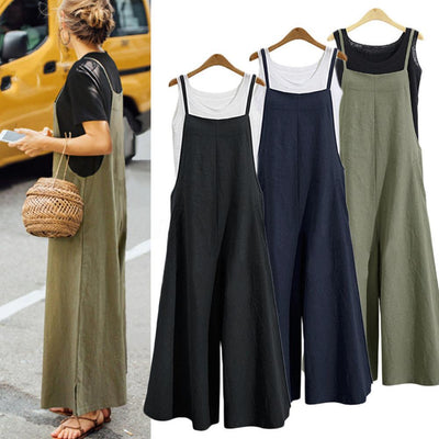 Casualowy kombinezon Clara | Stylowy kombinezon damski w stylu ogrodniczki