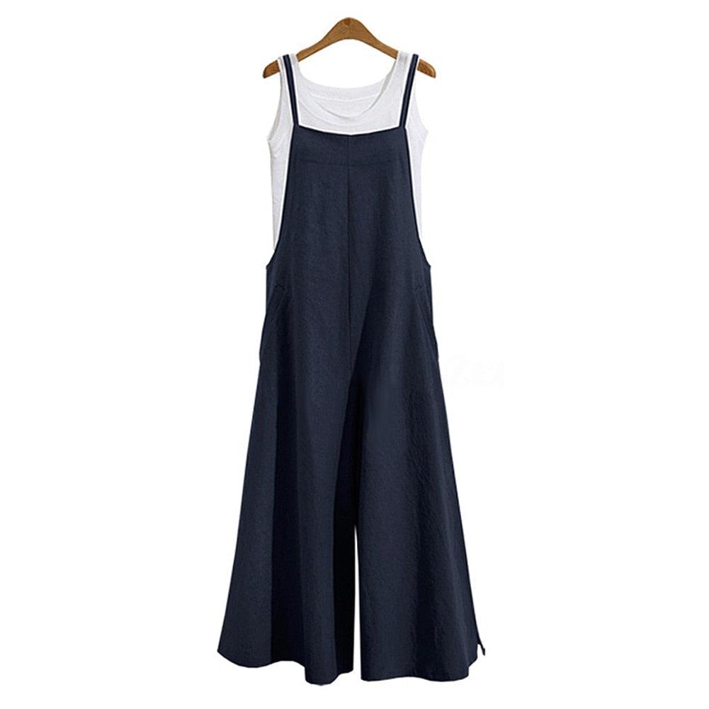 Casualowy kombinezon Clara | Stylowy kombinezon damski w stylu ogrodniczki