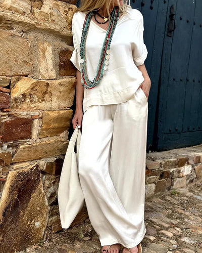 Komplet bluzki i spodni Hazel Elysian Elegance