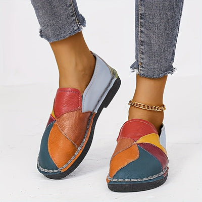 Ladies Colorblock Loafer - miękkie buty wsuwane, antypoślizgowe i wygodne