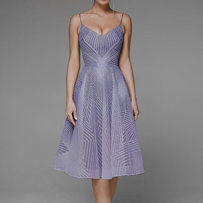 Symmetry Line Elegancka sukienka wieczorowa