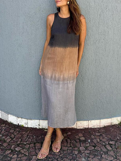 Elena™ - Elegancka sukienka z modnym nadrukiem